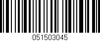 Código de barras (EAN, GTIN, SKU, ISBN): '051503045'