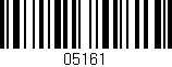 Código de barras (EAN, GTIN, SKU, ISBN): '05161'