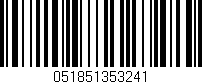 Código de barras (EAN, GTIN, SKU, ISBN): '051851353241'