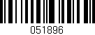 Código de barras (EAN, GTIN, SKU, ISBN): '051896'