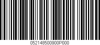 Código de barras (EAN, GTIN, SKU, ISBN): '052148500900P000'