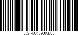 Código de barras (EAN, GTIN, SKU, ISBN): '052148613900G000'