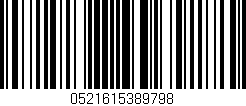 Código de barras (EAN, GTIN, SKU, ISBN): '0521615389798'