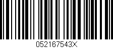 Código de barras (EAN, GTIN, SKU, ISBN): '052167543X'