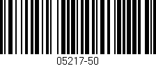 Código de barras (EAN, GTIN, SKU, ISBN): '05217-50'