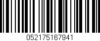Código de barras (EAN, GTIN, SKU, ISBN): '052175167941'