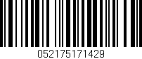 Código de barras (EAN, GTIN, SKU, ISBN): '052175171429'