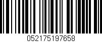 Código de barras (EAN, GTIN, SKU, ISBN): '052175197658'