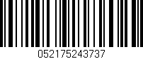 Código de barras (EAN, GTIN, SKU, ISBN): '052175243737'