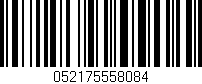 Código de barras (EAN, GTIN, SKU, ISBN): '052175558084'