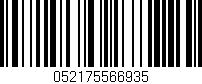 Código de barras (EAN, GTIN, SKU, ISBN): '052175566935'