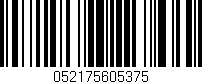 Código de barras (EAN, GTIN, SKU, ISBN): '052175605375'
