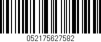 Código de barras (EAN, GTIN, SKU, ISBN): '052175627582'