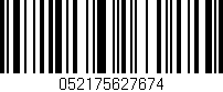 Código de barras (EAN, GTIN, SKU, ISBN): '052175627674'