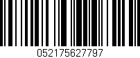 Código de barras (EAN, GTIN, SKU, ISBN): '052175627797'