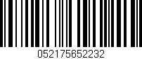 Código de barras (EAN, GTIN, SKU, ISBN): '052175652232'
