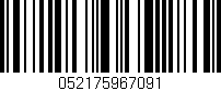 Código de barras (EAN, GTIN, SKU, ISBN): '052175967091'