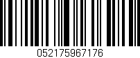 Código de barras (EAN, GTIN, SKU, ISBN): '052175967176'
