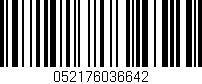 Código de barras (EAN, GTIN, SKU, ISBN): '052176036642'