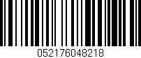 Código de barras (EAN, GTIN, SKU, ISBN): '052176048218'