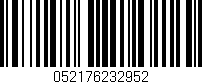 Código de barras (EAN, GTIN, SKU, ISBN): '052176232952'