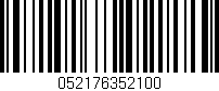 Código de barras (EAN, GTIN, SKU, ISBN): '052176352100'
