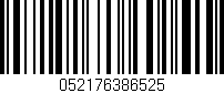 Código de barras (EAN, GTIN, SKU, ISBN): '052176386525'