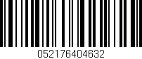 Código de barras (EAN, GTIN, SKU, ISBN): '052176404632'
