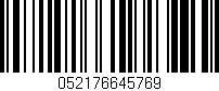 Código de barras (EAN, GTIN, SKU, ISBN): '052176645769'