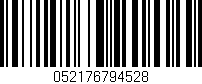 Código de barras (EAN, GTIN, SKU, ISBN): '052176794528'