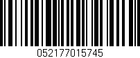 Código de barras (EAN, GTIN, SKU, ISBN): '052177015745'