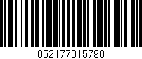 Código de barras (EAN, GTIN, SKU, ISBN): '052177015790'