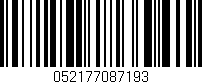 Código de barras (EAN, GTIN, SKU, ISBN): '052177087193'