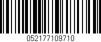 Código de barras (EAN, GTIN, SKU, ISBN): '052177109710'