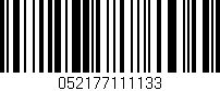 Código de barras (EAN, GTIN, SKU, ISBN): '052177111133'