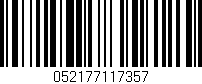 Código de barras (EAN, GTIN, SKU, ISBN): '052177117357'