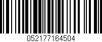 Código de barras (EAN, GTIN, SKU, ISBN): '052177164504'