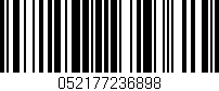 Código de barras (EAN, GTIN, SKU, ISBN): '052177236898'