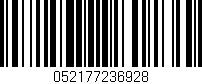 Código de barras (EAN, GTIN, SKU, ISBN): '052177236928'