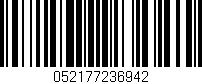 Código de barras (EAN, GTIN, SKU, ISBN): '052177236942'