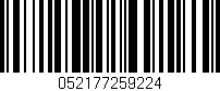 Código de barras (EAN, GTIN, SKU, ISBN): '052177259224'