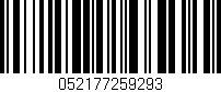 Código de barras (EAN, GTIN, SKU, ISBN): '052177259293'