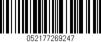 Código de barras (EAN, GTIN, SKU, ISBN): '052177269247'
