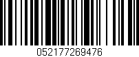 Código de barras (EAN, GTIN, SKU, ISBN): '052177269476'