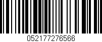 Código de barras (EAN, GTIN, SKU, ISBN): '052177276566'