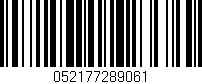 Código de barras (EAN, GTIN, SKU, ISBN): '052177289061'