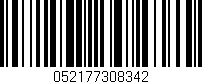Código de barras (EAN, GTIN, SKU, ISBN): '052177308342'