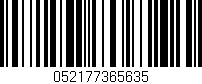 Código de barras (EAN, GTIN, SKU, ISBN): '052177365635'