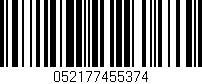 Código de barras (EAN, GTIN, SKU, ISBN): '052177455374'