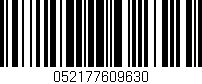 Código de barras (EAN, GTIN, SKU, ISBN): '052177609630'